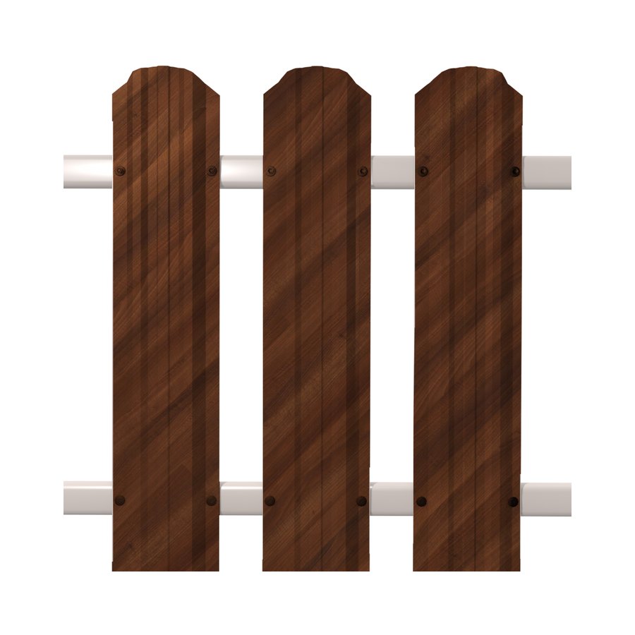 Евроштакетник П-образный Дуб 3D в Москве