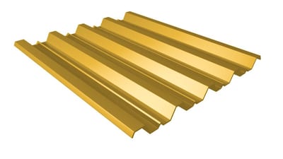 Профнастил Н60 0,3 мм RAL 1018 жёлтый в Москве